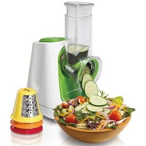 Hamilton Beach Salad Xpress Simple Food Meal Prep Slice Grate Shred Crinkle Cut